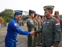 Panglima TNI Tinjau Kesiapan Alutsista Demo Udara HUT Ke-81 RI
