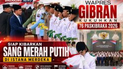 Wapres Gibran Kukuhkan 76 Paskibraka 2026, Siap Kibarkan Sang Merah Putih di Istana Merdeka