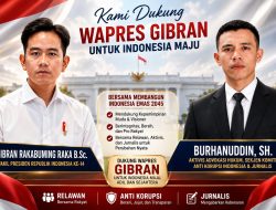 Terus Dukung Wapres Gibran untuk Indonesia Maju, Adil dan Sejahtera