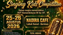 Dukung Karimun Voice Talent Kidz 2026, Wadah Kreativitas Anak Daerah