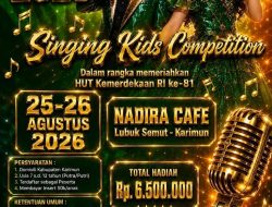 Dukung Karimun Voice Talent Kidz 2026, Wadah Kreativitas Anak Daerah