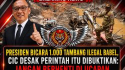 Presiden Bicara 1.000 Tambang Ilegal Babel, CIC Desak Perintah Itu Dibuktikan: Jangan Berhenti di Ucapan