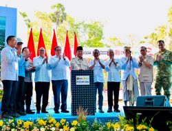 Wapang TNI Hadiri Peresmian PLTS 100 GWp Tahap Pertama Oleh Presiden RI