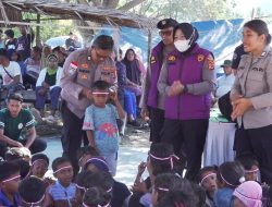 Polres Ende Lakukan Assessment Sebelum Dampingi Anak-anak Terdampak Gempa