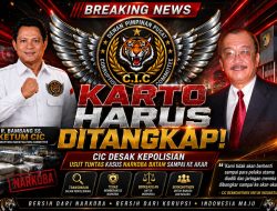 Karto Harus Ditangkap, CIC Desak Kepolisian Usut Tuntas Kasus Narkoba Batam Sampai ke Akar