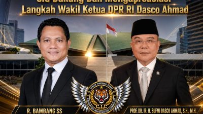 CIC Dukung Dan Mengapreasiasi Langkah Wakil Ketua DPR RI Dasco Ahmad