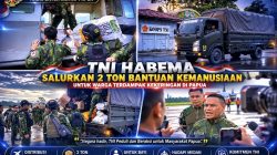 TNI HABEMA SALURKAN 2 TON BANTUAN KEMANUSIAAN UNTUK WARGA TERDAMPAK KEKERINGAN DI PAPUA