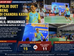 Kapolri Duet Bareng Widi Chandra Kasih Lawan Bahlil-Muhammad di Penutupan Kapolri Cup 2026