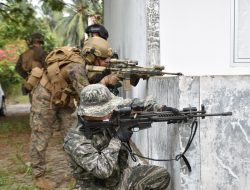 Marine Force Lampung Uji Kemampuan Tempur Jarak Dekat Serta Serangan Malam Di SGS 2026