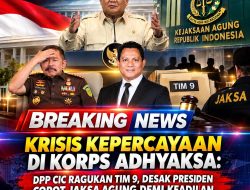 Krisis Kepercayaan di Korps Adhyaksa: DPP CIC Ragukan Tim 9, Desak Presiden Copot Jaksa Agung demi Keadilan Kasus Febrie Adriansyah