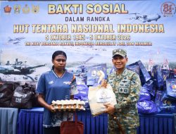 Semarak HUT ke-81 TNI, Bakti Sosial di Nawaripi Disambut Antusias Warga