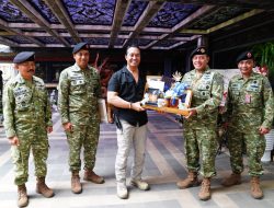 Rangkaian HUT, Wadan Kodiklat TNI Silaturahmi dengan Mantan Panglima TNI