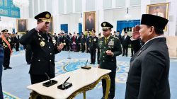 Panglima TNI Hadiri Pelantikan Kapolri dan Wakapolri di Istana Negara