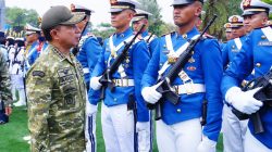 Panglima TNI Tinjau Gladi Bersih Upacara HUT Ke-81 TNI