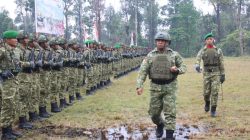 Upacara HUT TNI ke-81 di Yahukimo Berjalan Khidmat di Lapangan Abyu