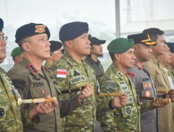 Upacara HUT ke-81 TNI di Timika Berlangsung Khidmat