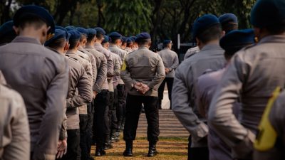 Polda Metro Jaya Kedepankan Pelayanan Humanis dalam Penyampaian Pendapat Buruh di DPR/MPR RI