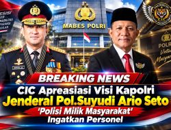 CIC Apreasiasi Visi Kapolri Jenderal Pol.Suyudi Ario Seto ‘Polisi Milik Masyarakat’ Ingatkan Personel