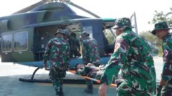 TNI Asah Kemampuan Evakuasi Medis Udara dengan Helikopter Bell 412 dalam Latgabma Keris Woomera 2026