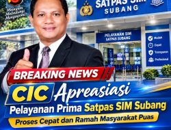 CIC Apreasiasi Pelayanan Prima Satpas SIM Subang Proses Cepat dan Ramah Masyarakat Puas