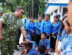 Wapang TNI Tinjau Perbatasan dan Pembangunan Infrastruktur di Miangas