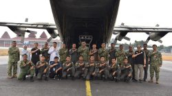 Perkuat OMC di Kalsel, TNI Kirim Pesawat Hercules C-130 Tambahan ke Banjarmasin