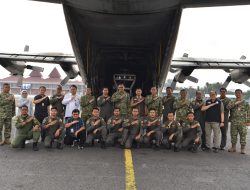 Perkuat OMC di Kalsel, TNI Kirim Pesawat Hercules C-130 Tambahan ke Banjarmasin